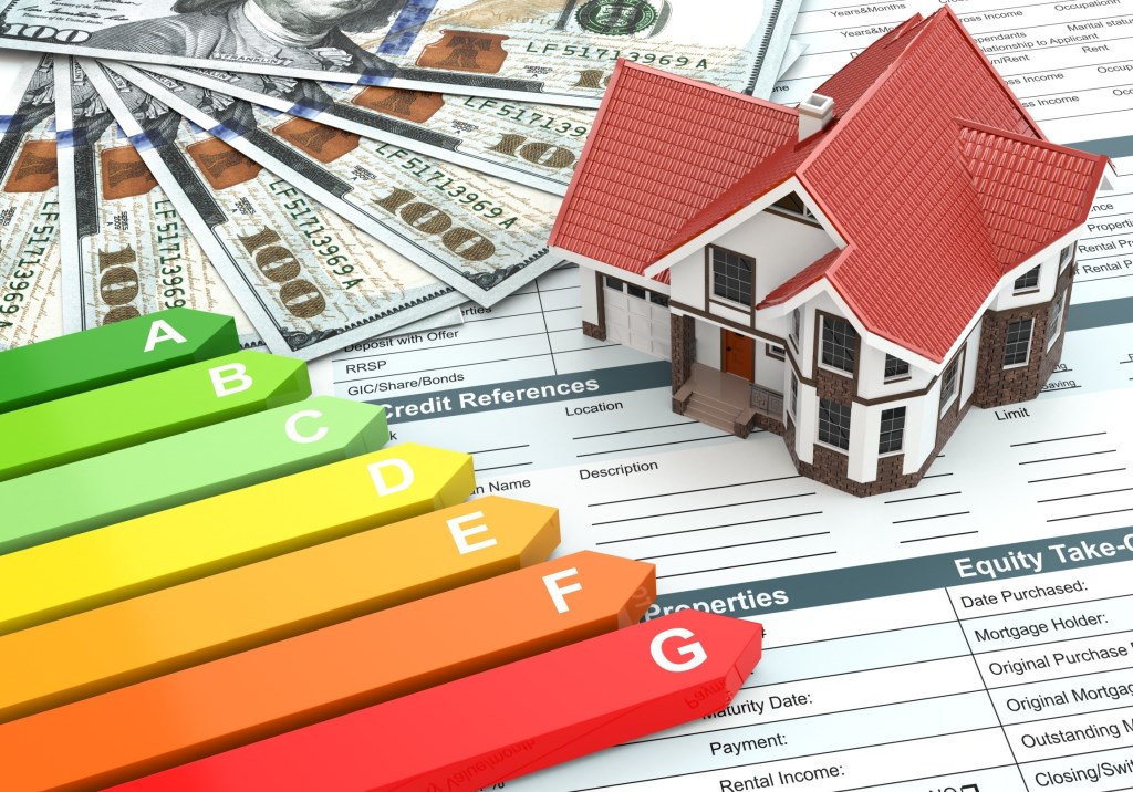 House energy efficiency concept.
